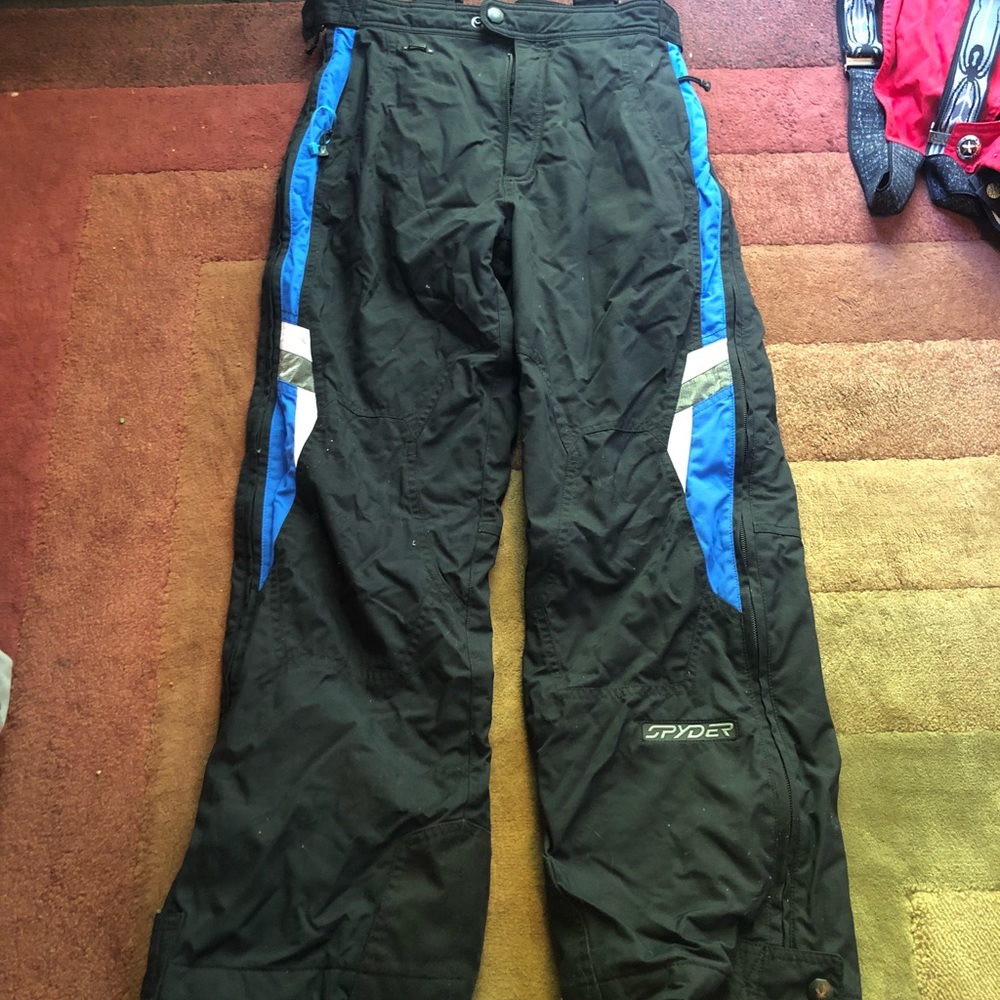 Spyder black ski pants